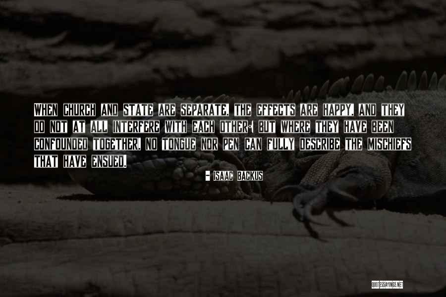Incongenerous Quotes By Isaac Backus Incongenerous Quotes By Isaac Backus