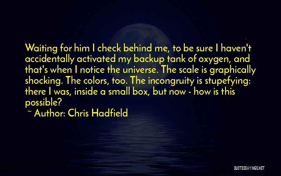 Incongruity Quotes By Chris Hadfield