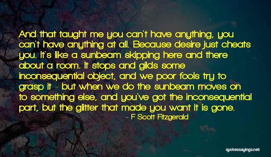 Inconsequential Quotes By F Scott Fitzgerald