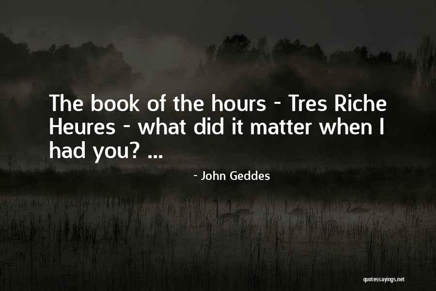 Inconsequential Quotes By John Geddes