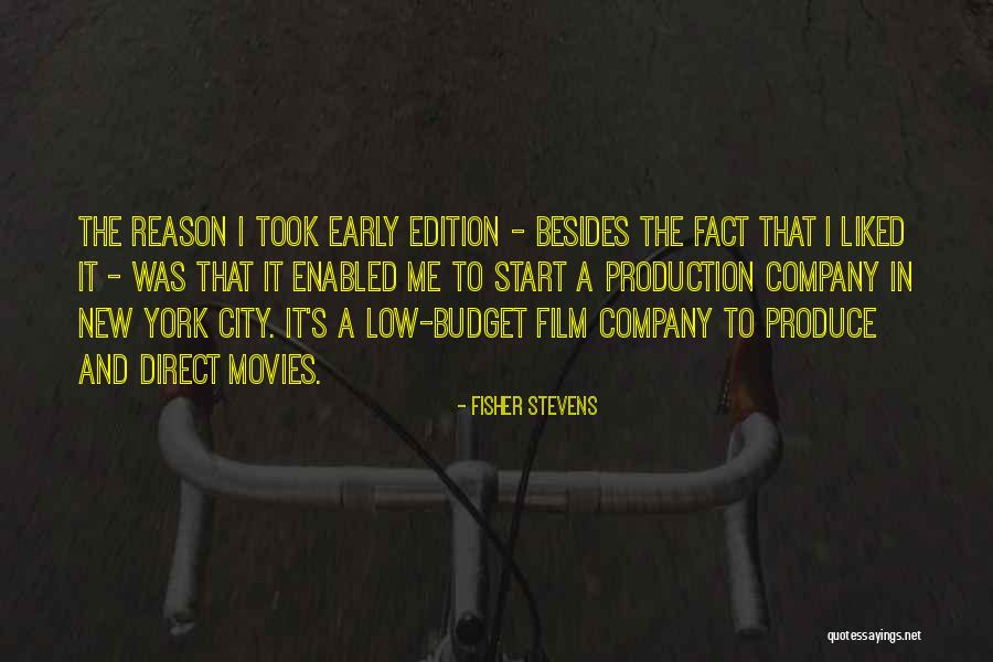 Inconsistancy Quotes By Fisher Stevens Inconsistancy Quotes By Fisher Stevens