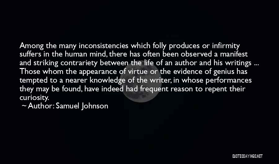 Inconsistencies Quotes By Samuel Johnson