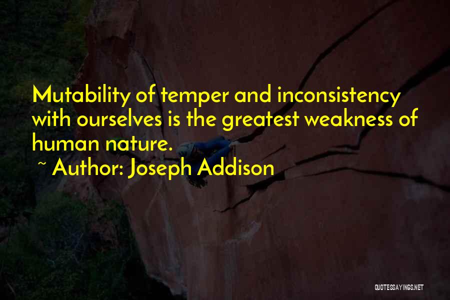 Inconsistency Quotes By Joseph Addison