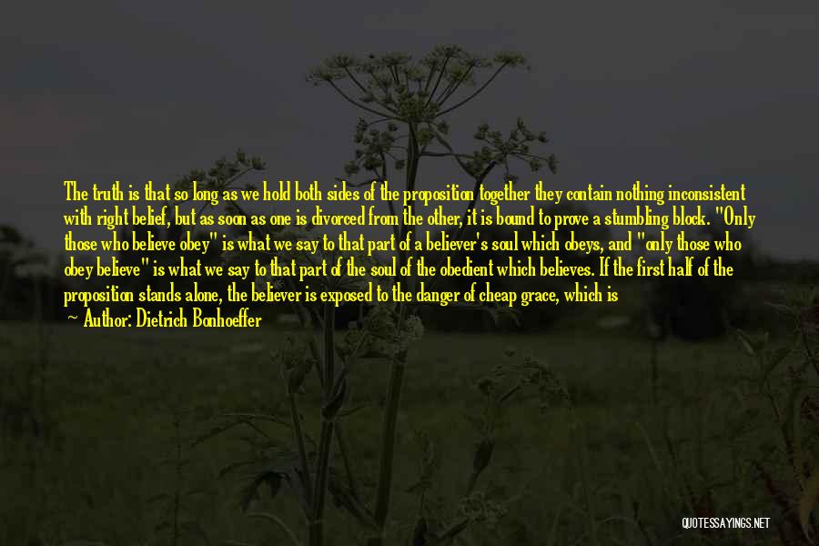Inconsistent Quotes By Dietrich Bonhoeffer