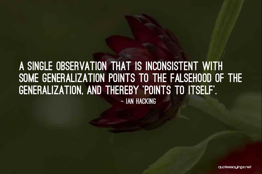 Inconsistent Quotes By Ian Hacking