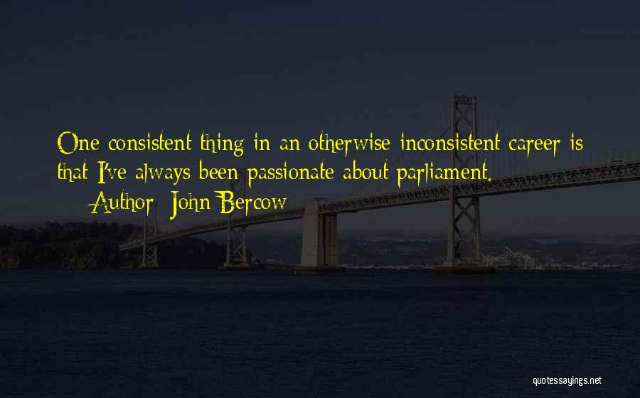 Inconsistent Quotes By John Bercow