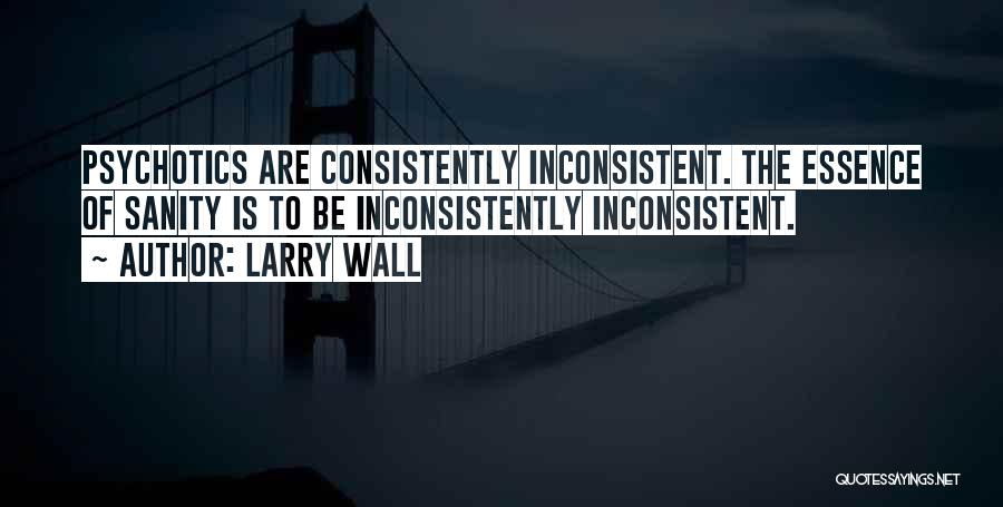 Inconsistent Quotes By Larry Wall