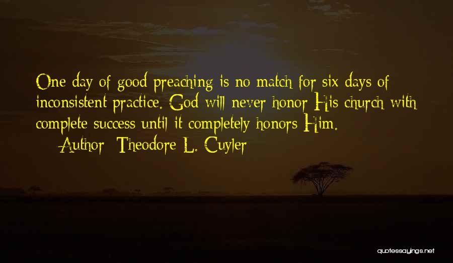 Inconsistent Quotes By Theodore L. Cuyler