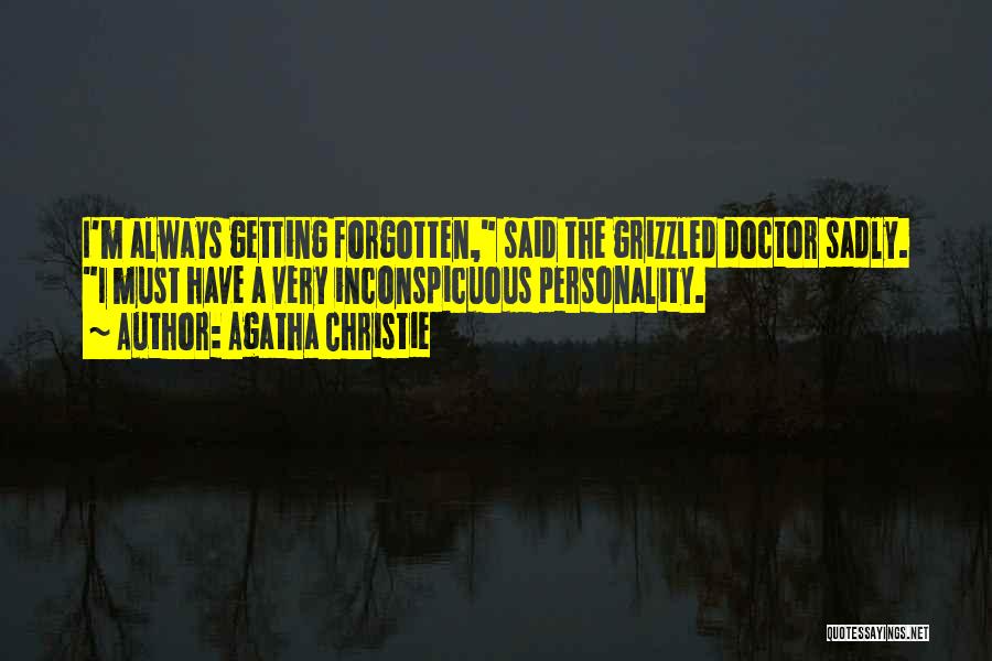 Inconspicuous Quotes By Agatha Christie