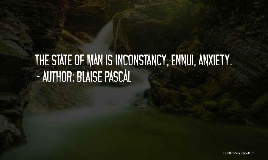 Inconstancy Quotes By Blaise Pascal