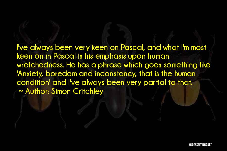 Inconstancy Quotes By Simon Critchley