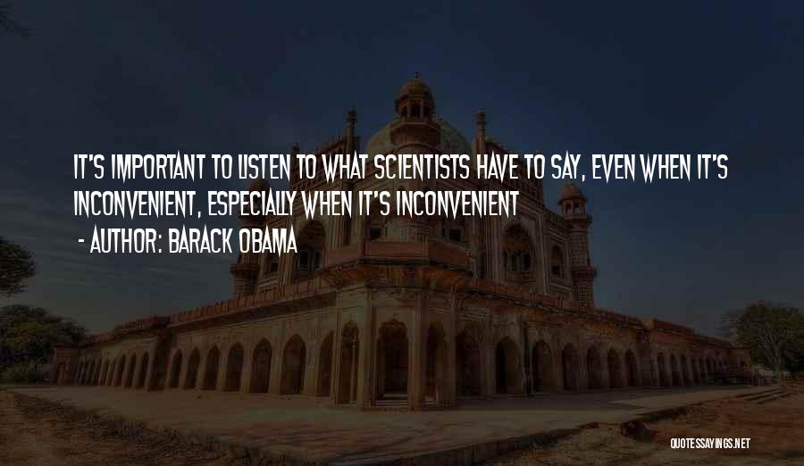 Inconvenient Quotes By Barack Obama