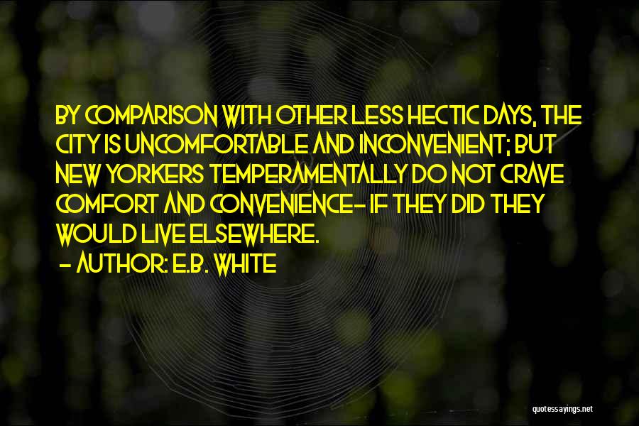 Inconvenient Quotes By E.B. White