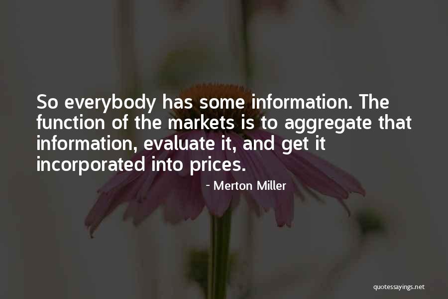 Incorporated Quotes By Merton Miller