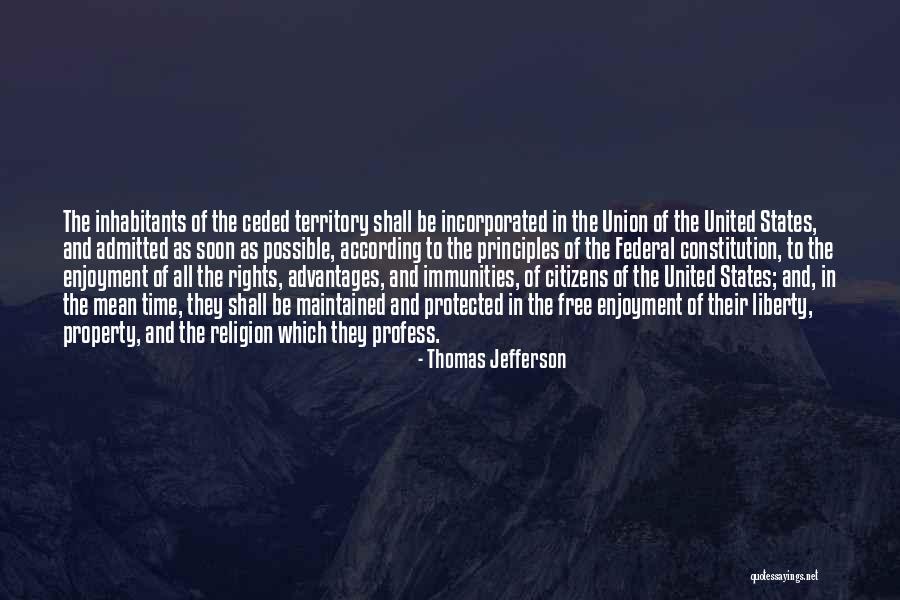 Incorporated Quotes By Thomas Jefferson