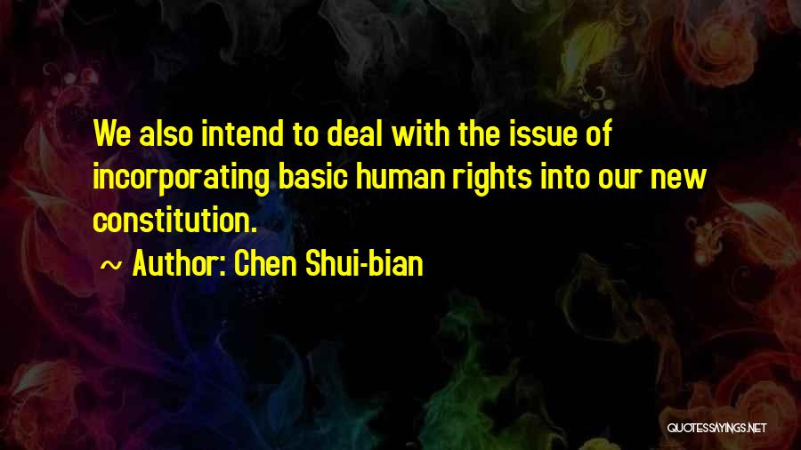 Incorporating Quotes By Chen Shui-bian
