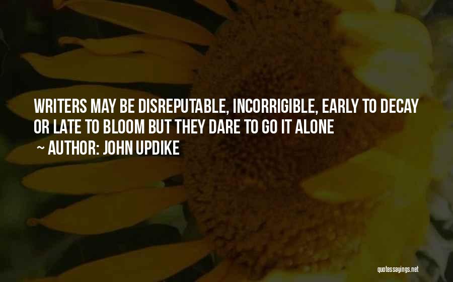 Incorrigible Quotes By John Updike