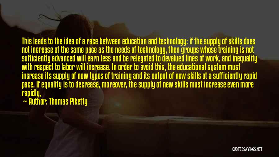 Increase In Technology Quotes By Thomas Piketty