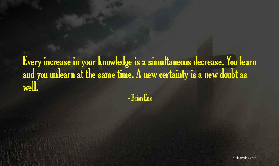 Increase Knowledge Quotes By Brian Eno