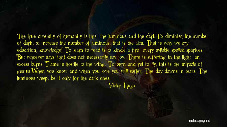 Increase Knowledge Quotes By Victor Hugo