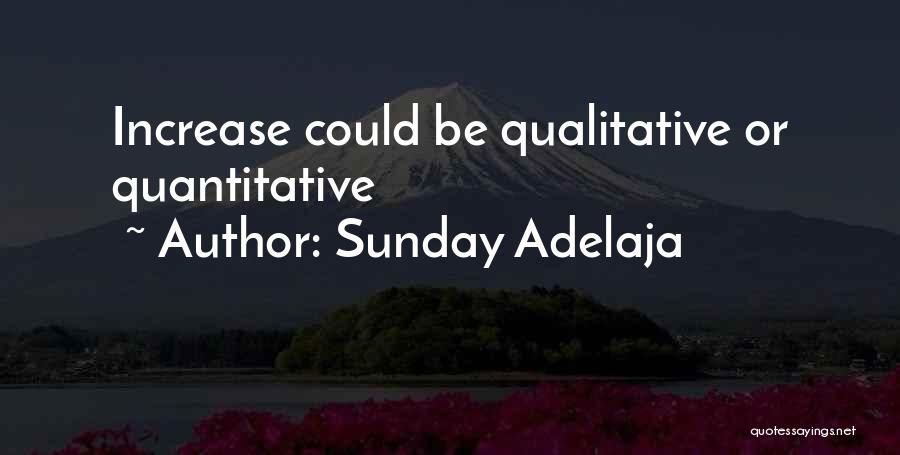 Increase Quotes By Sunday Adelaja