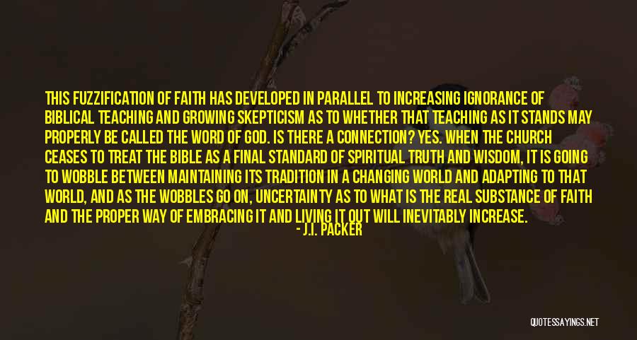 Increasing Faith Quotes By J.I. Packer