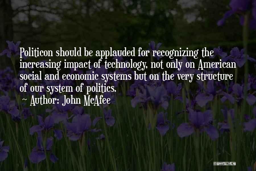 Increasing Technology Quotes By John McAfee