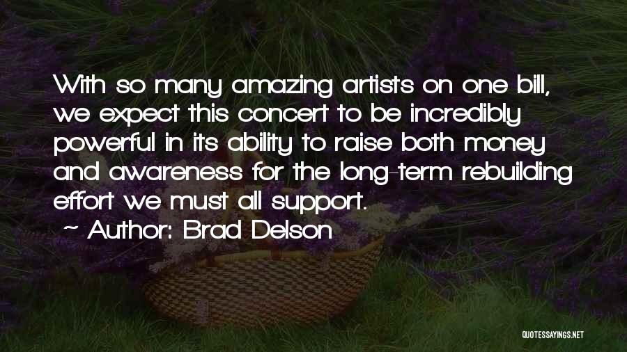 Incredibly Amazing Quotes By Brad Delson