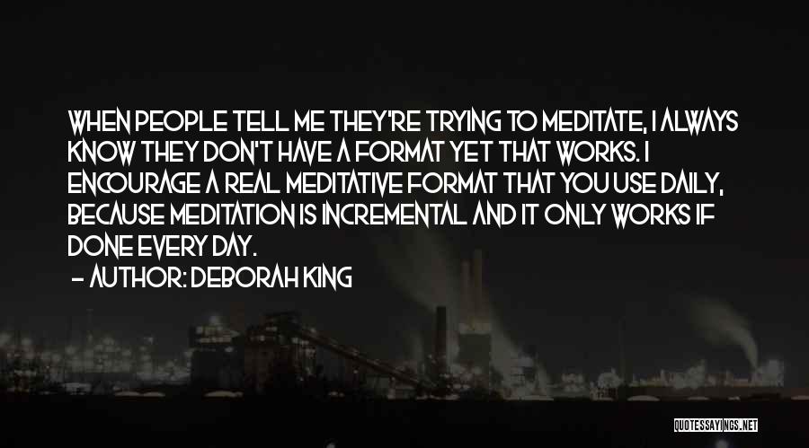 Incremental Quotes By Deborah King