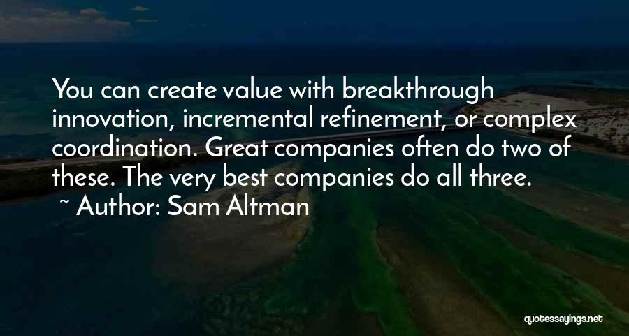 Incremental Quotes By Sam Altman