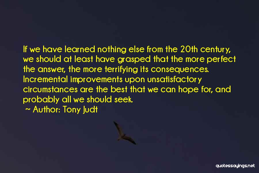 Incremental Quotes By Tony Judt