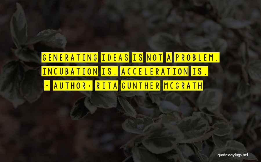 Incubation Quotes By Rita Gunther McGrath