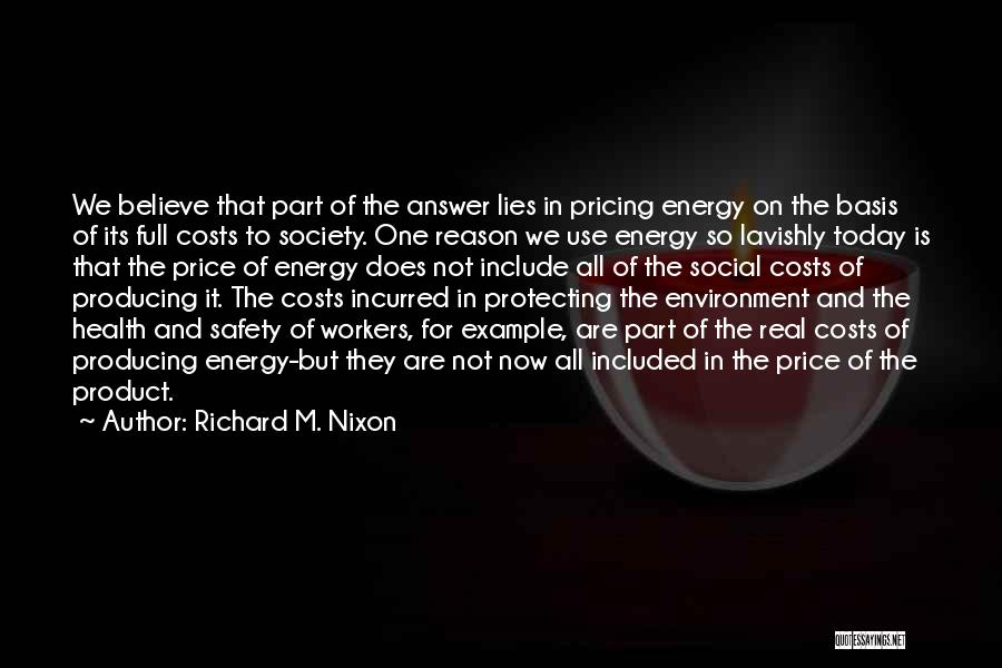 Incurred Quotes By Richard M. Nixon