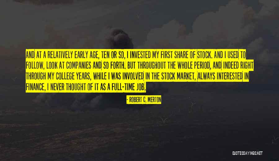 Indeed Job Quotes By Robert C. Merton Indeed Job Quotes By Robert C. Merton