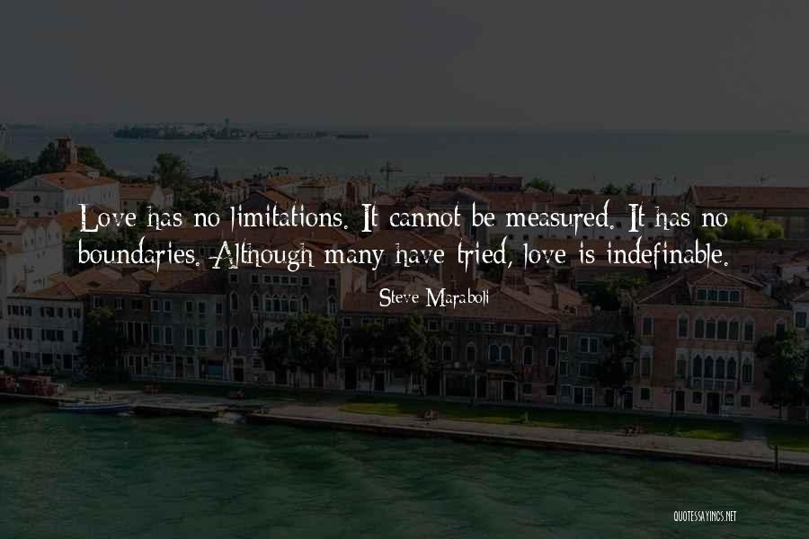 Indefinable Love Quotes By Steve Maraboli