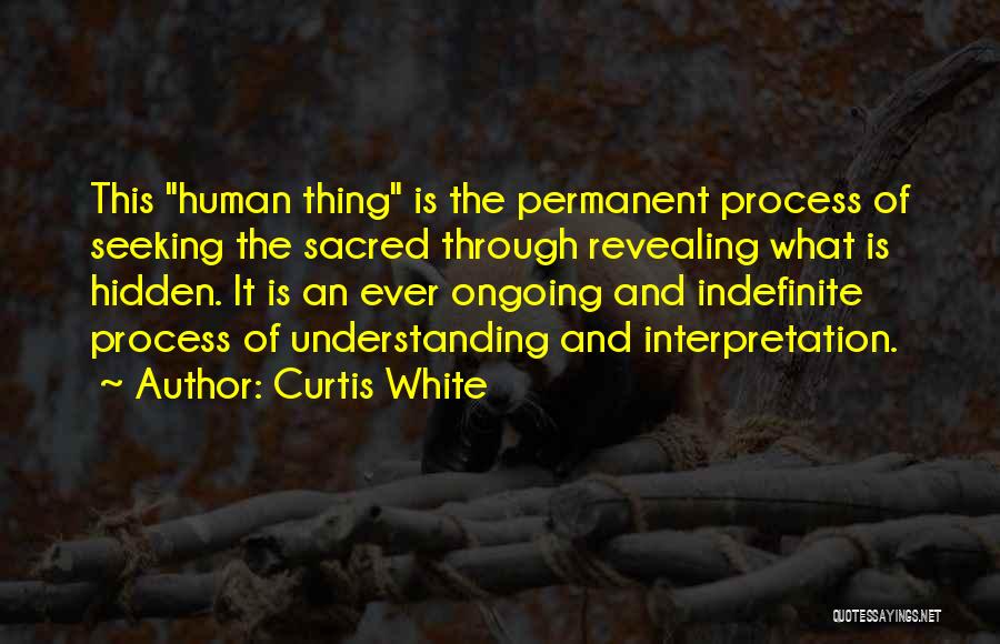 Indefinite Quotes By Curtis White