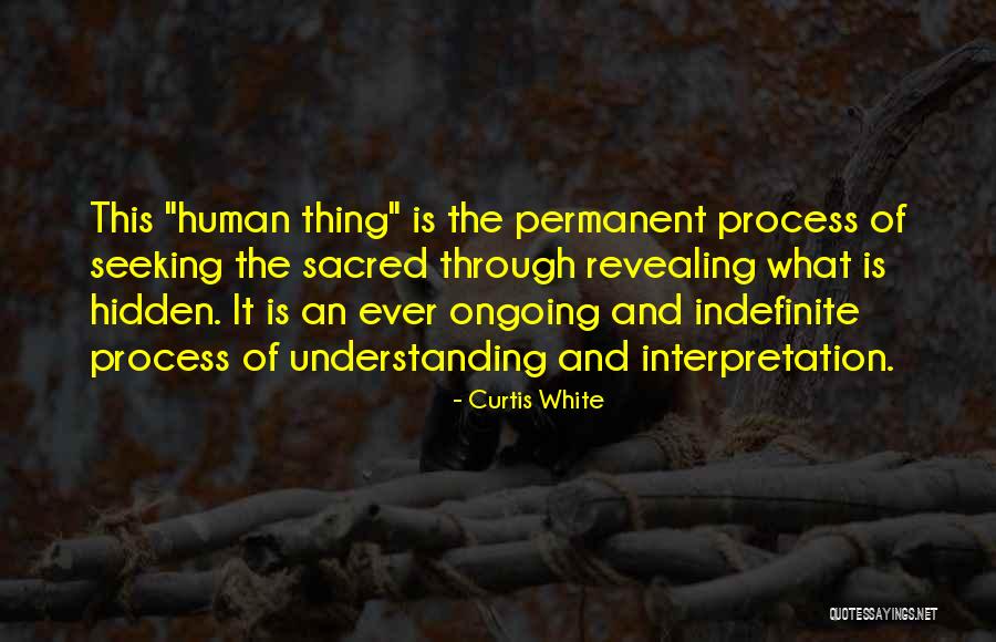 Indefinite Quotes By Curtis White