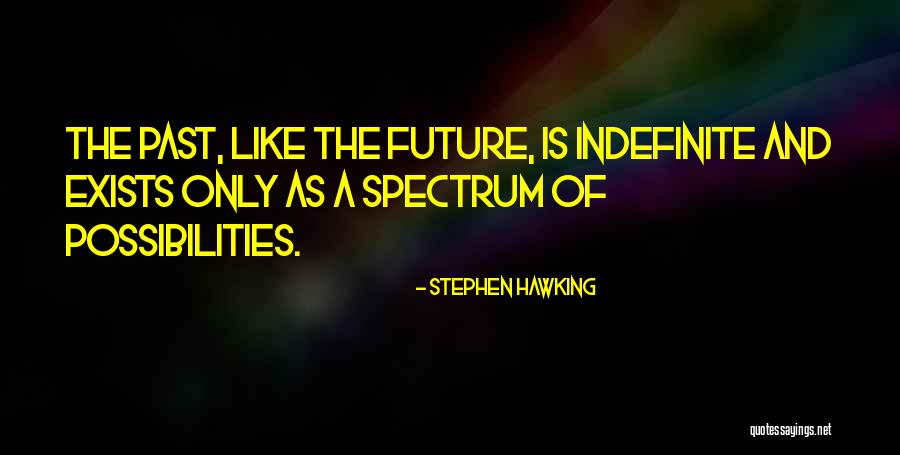 Indefinite Quotes By Stephen Hawking