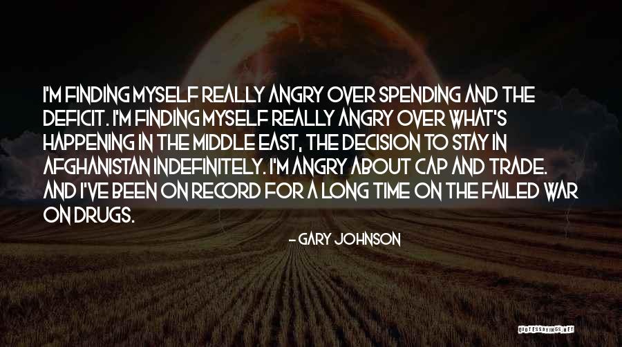 Indefinitely Quotes By Gary Johnson