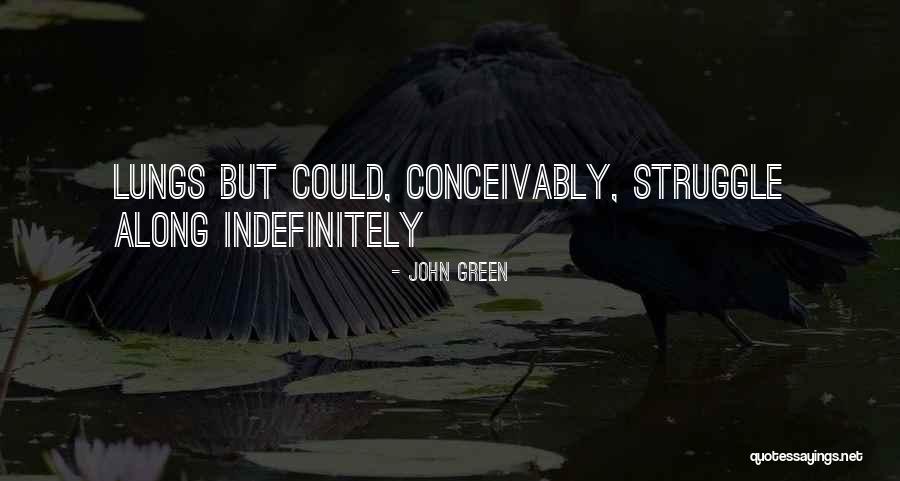 Indefinitely Quotes By John Green