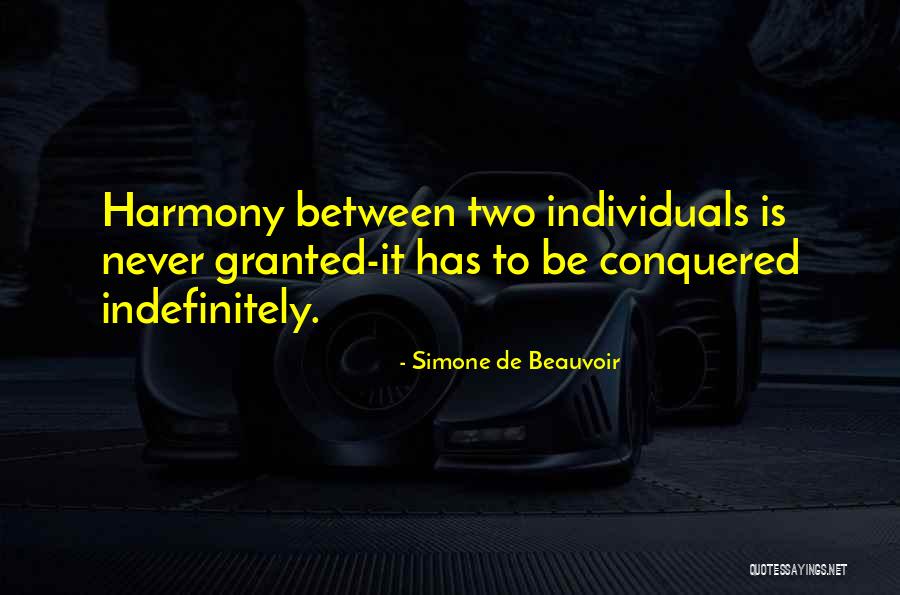 Indefinitely Quotes By Simone De Beauvoir