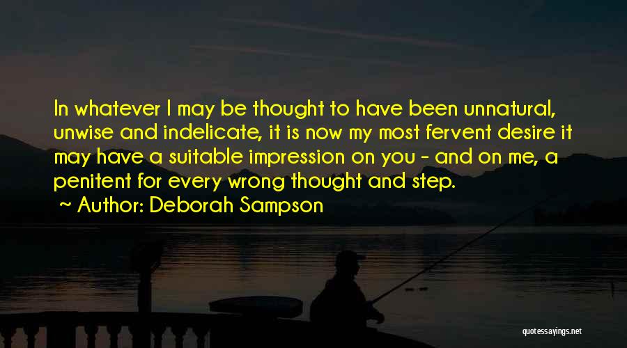 Indelicate Quotes By Deborah Sampson