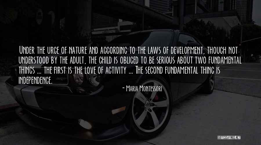 Independence And Love Quotes By Maria Montessori Independence And Love Quotes By Maria Montessori