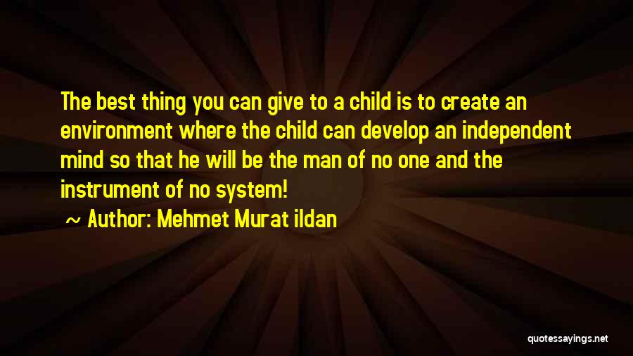 Independent Child Quotes By Mehmet Murat Ildan