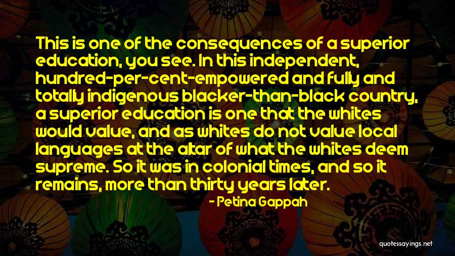 Independent Country Quotes By Petina Gappah