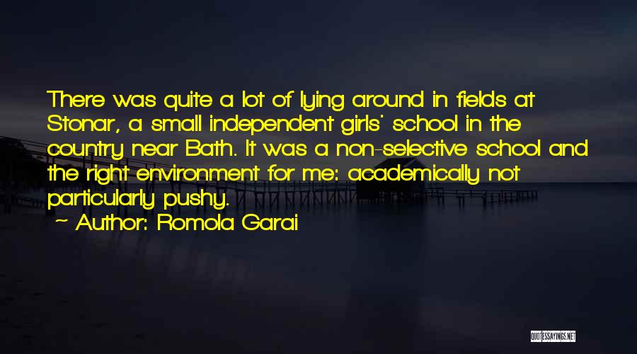 Independent Country Quotes By Romola Garai