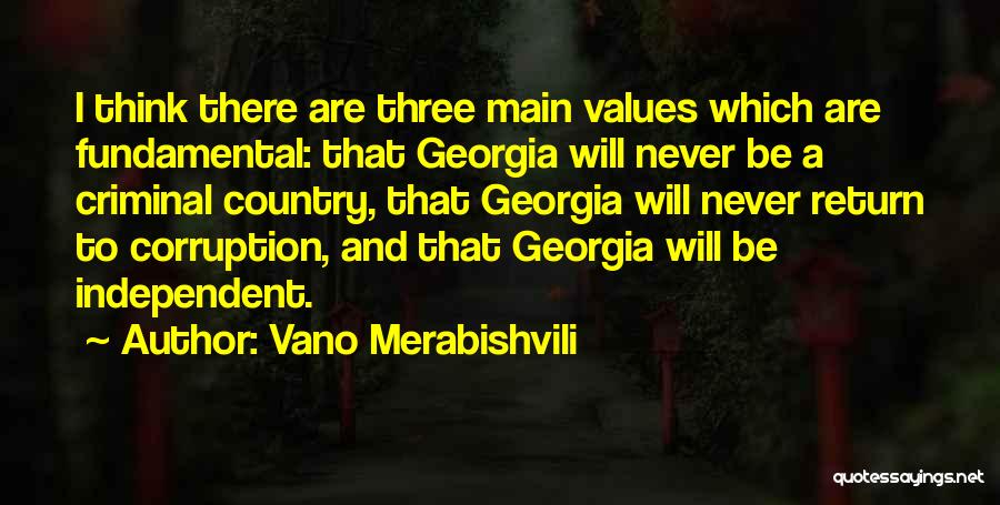 Independent Country Quotes By Vano Merabishvili