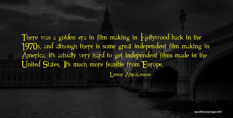 Independent Film Quotes By Lenny Abrahamson Independent Film Quotes By Lenny Abrahamson