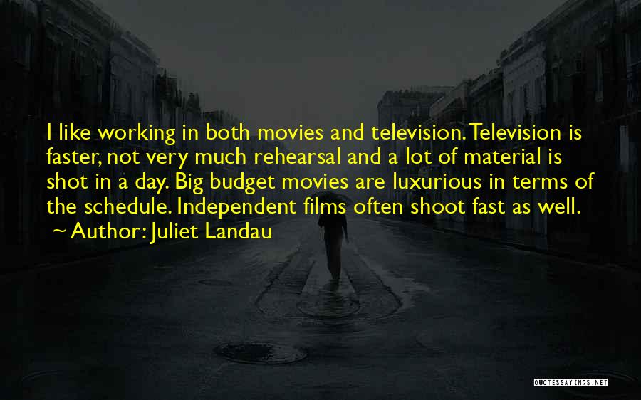 Independent Films Quotes By Juliet Landau