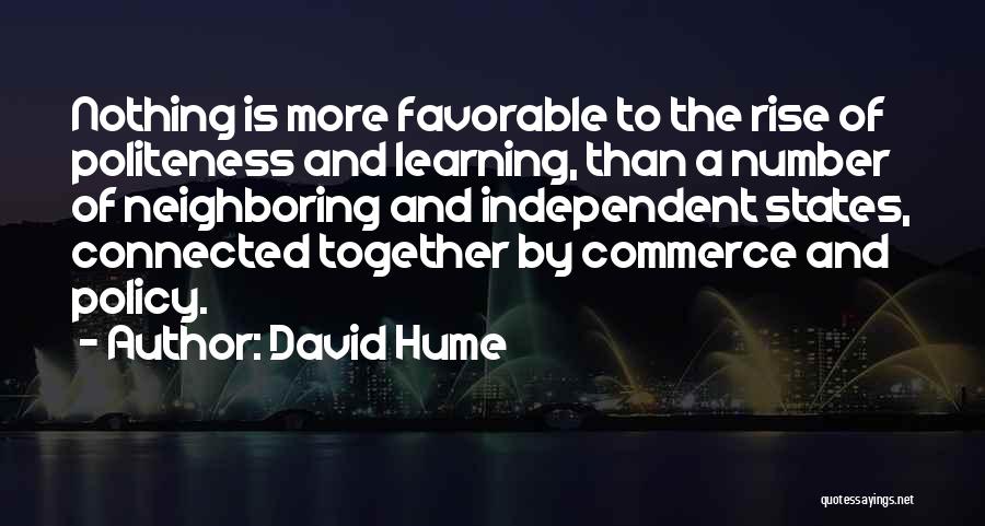 Independent Learning Quotes By David Hume